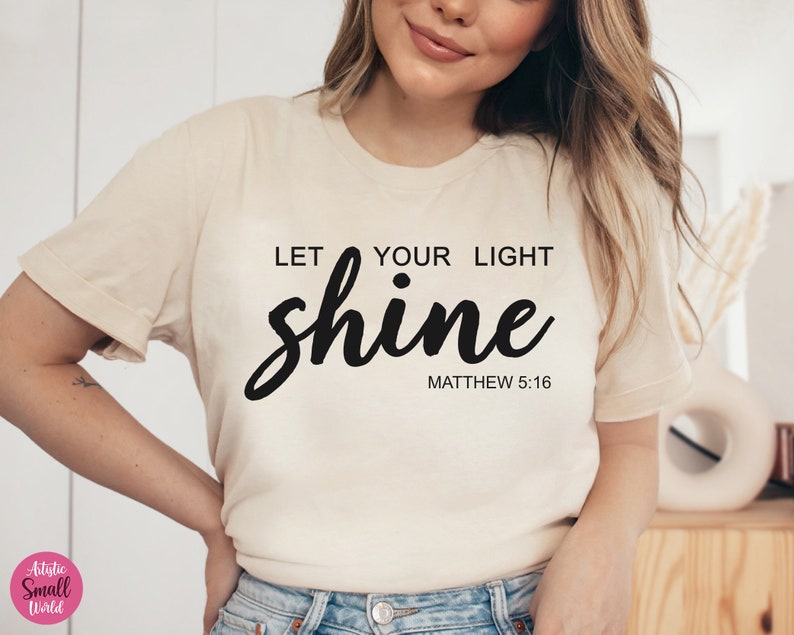 Let Your Light Shine SVG Christian Svg Religious Svg Faith - Etsy