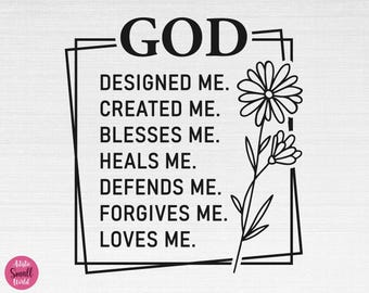God SVG, Christian Svg, Religious Svg, Faith Svg, God Cut Files, Cricut, Png, Svg