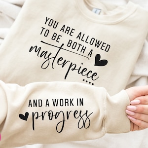 Inspirerende SVG, motiverende Svg, geestelijke gezondheid Svg, meesterwerk en een werk in uitvoering Svg, inspirerende gesneden bestanden, Cricut, Png, Svg