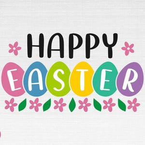 Vrolijk Pasen SVG, Pasen Svg, Easter Egg Svg, Kids Easter Svg, Lente Svg, Happy Easter Cut Files, Cricut, Png, Svg