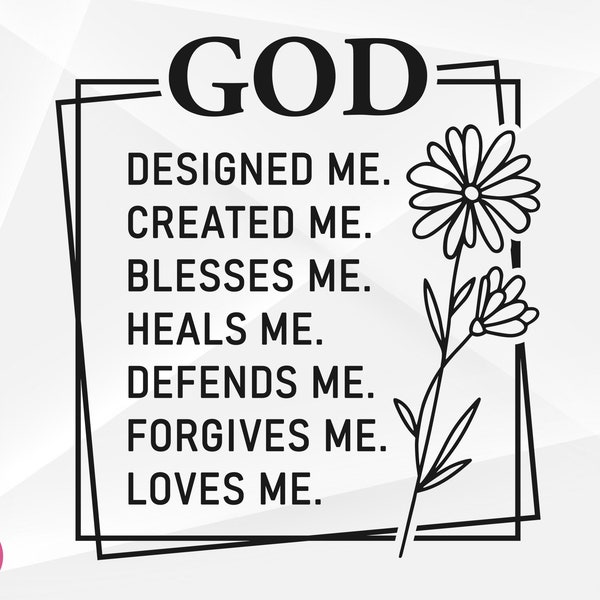 God SVG, Christian Svg, Religious Svg, Faith Svg, God Cut Files, Cricut, Png, Svg