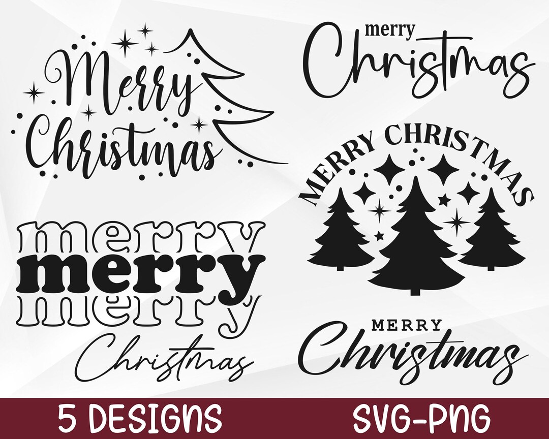 Merry Christmas SVG Bundle, Christmas Svg, Christmas Shirt Svg ...