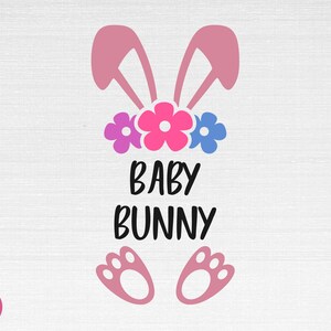 Bébé lapin SVG, Bunny SVG, Pâques SVG, Printemps SVG, Baby Bunny Cut Files, Cricut, Png, Svg