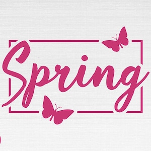 Spring SVG, Welcome Spring Svg, Hello Spring Svg, Easter Svg, Spring Cut Files, Cricut, Png, Svg