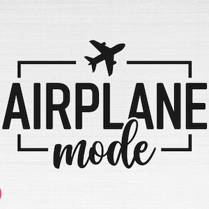 Mode avion SVG, Vacances SVG, Mode Vacay SVG, Chemise de voyage SVG, Fichiers coupés en mode avion, Cricut, Png, SVG