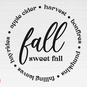 Herbst Sweet Fall SVG, Herbst SVG, Hello Fall SVG, Herbst SVG, Thanksgiving SVG, Herbst Sweet Fall Cut Dateien, Cricut, Png, Svg