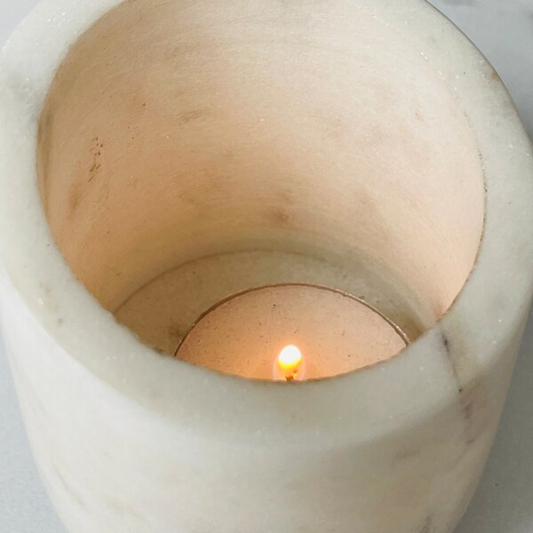 Stone Candle Holder Etsy