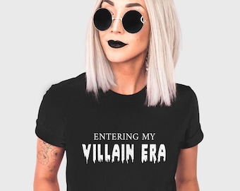 Entering My Villain Era Shirt, Bookish, Villain TShirt, Bookish Gift for Reader, Booktok, Enemies to Lovers, Female Character t-shirt