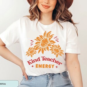 Kind Teacher Shirt, Teacher Appreciation Gift, Retro School T-shirt, Womens Back to School Shirt, Education Blooms