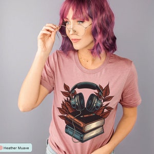 Dark Audiobook Shirt, Audio Book Lover t-shirt, Dark Academia Book Shirt, Booktok, Dark Romance Audiobook, Bookish Gift