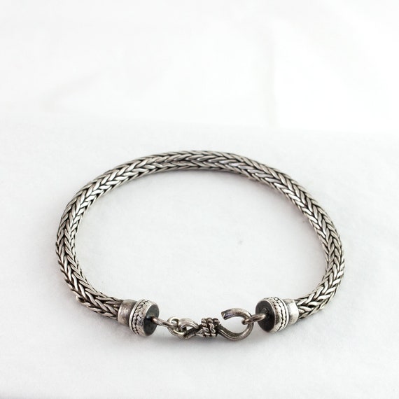 Bracelet Ancien En Métal – Longueur 19 Cm, Style Vintage, Occasion Porté