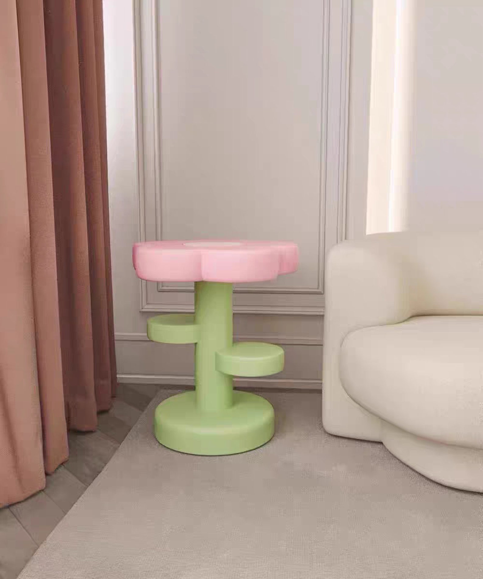 Flower Shaped Side Table Living Room Furniture Decoration Etsy Canada