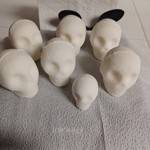 Sugar Skulls undecorated  6pc set