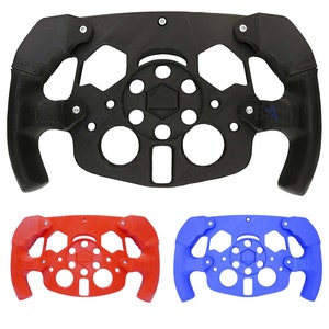 Modification Steering Wheel Crown F1 Mod Steering for Logitech G29 G27 3D Printed Model Formula Black 2 Key Kit L2 R2 L3 R3 Light Blue and Green Included