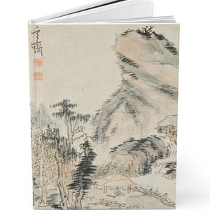 Vintage Korean Art Notebook, Gift for Back to School Journal Last Day of School Korean Teacher diary Korean unique fun gift Christmas