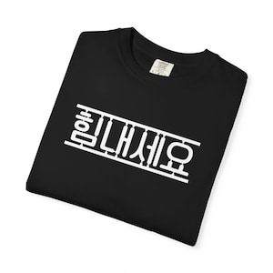 Korean Phrase tshirt, unique Korean tee, Inspirational Encouraging Message shirt, Korean culture gift idea, Hangul merch Korean language