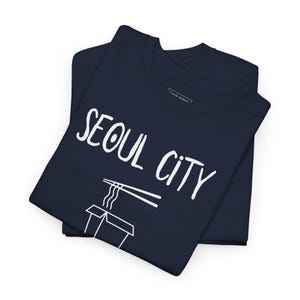 韓国ラーメンユニセックスTシャツ - K-POPファンギフト、韓国ドラマTシャツ、クリスマス誕生日プレゼント、グルメアパレル、韓国グルメギフトアイデア