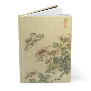 Vintage Korean Art Notebook, Gift for Back to School Journal Last Day of School Korean Teacher diary Korean unique fun gift Christmas