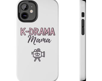 K-Drama Mama cell phone case iPhone Samsung Phone Case, K-drama Fan Gift, Love Heart iPhone Cover, Cute Phone Case, K-pop Merch Kdrama lover