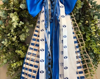 BYU Ribbon Bundle, Bandset, Banddekor, Kranz, Kranzzubehör, Außendekor, Verandadekor, BYU-Kranz, BYU-Dekor, Byu-Band
