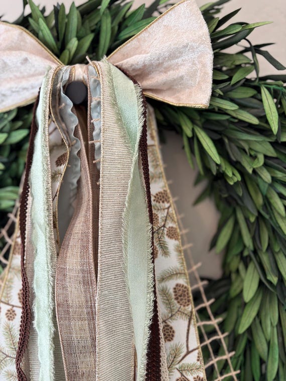 The Velvet Balsam Fir Winter Ribbon Bundle, January Ribbon  display picture 1