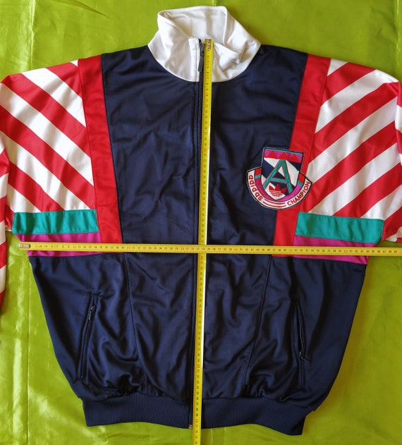 Adidas Champion Vintage 80s Men Full Tracksuit Set Jacket and