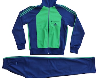 Adidas Originals Vintage 80s Made in Hungaria Hungary Track Zip