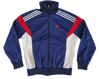 Adidas Originals 80s Vintage Men Women Unisex Track Top Zip