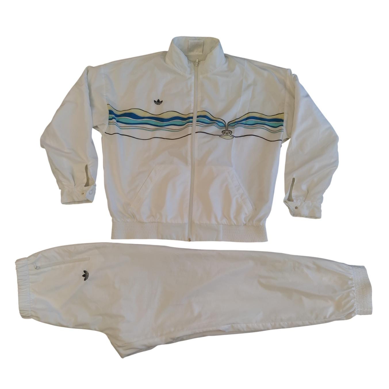 Adidas Vintage 80s Ivan Lendl Dakota Face Men Full Shell Tracksuit