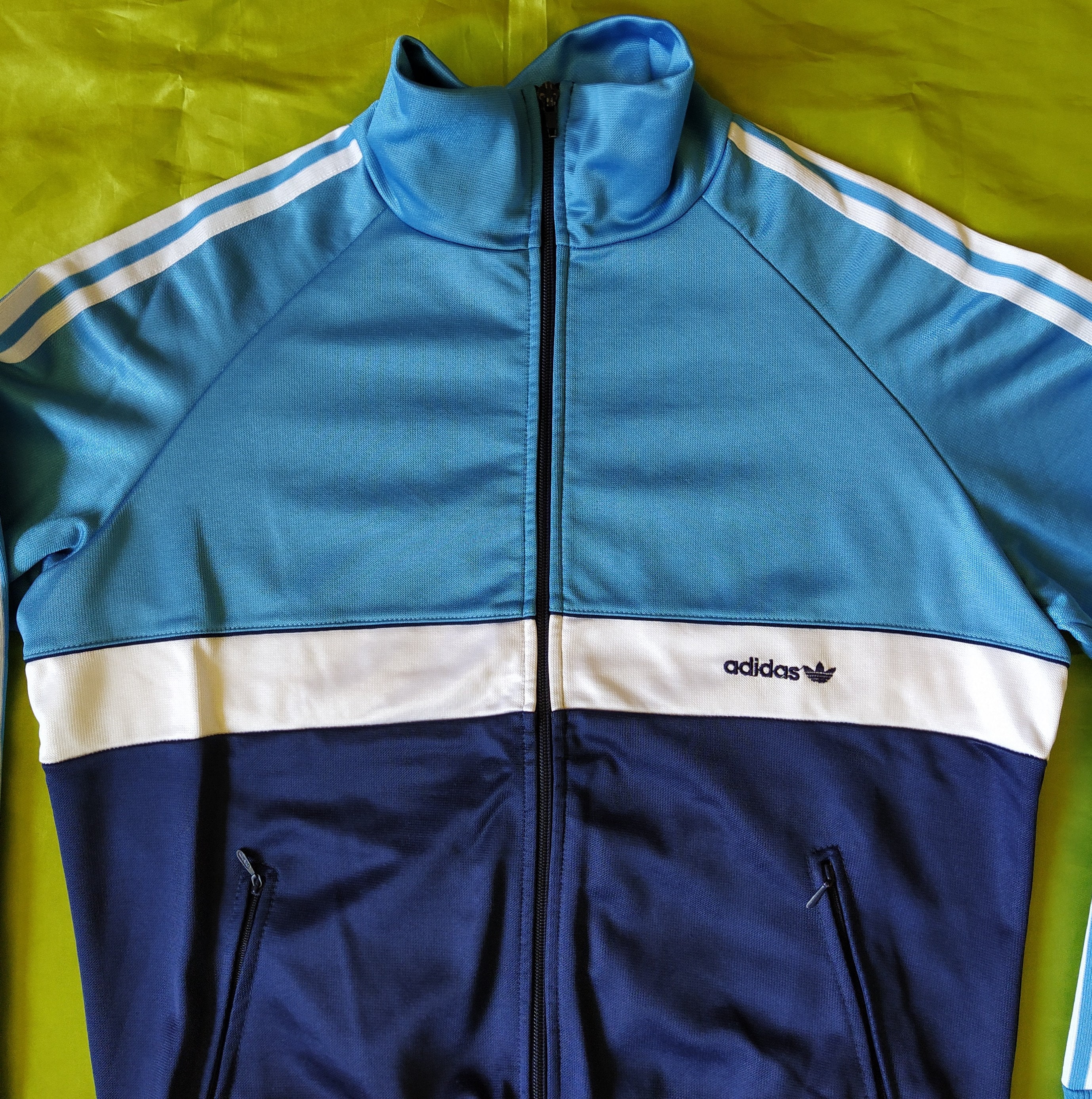 Adidas 70s Vintage Made in West Germany Men Zip Track Top Adidas 70s Vintage Made in West Germany Men Zip Track Top