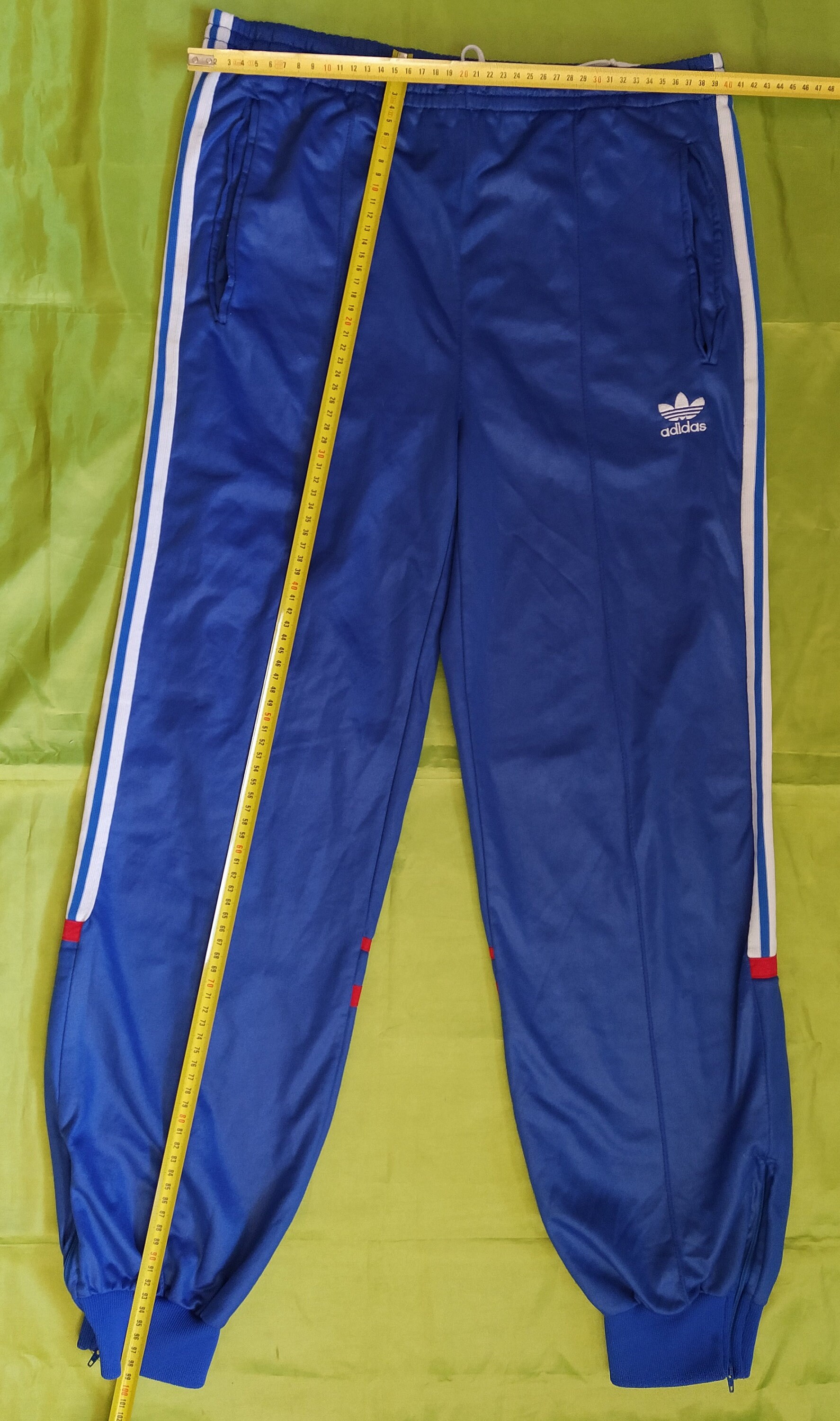 80s adidas アディダス トレフォイル 西ドイツ 刺繍ロゴ ビンテージ