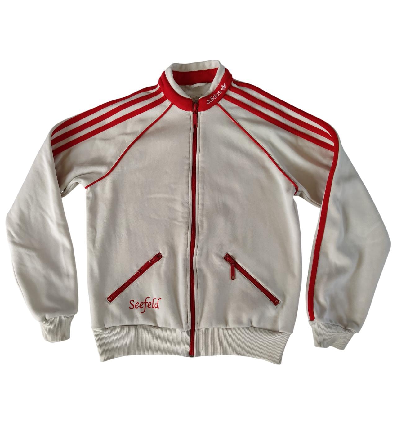 Size D 38, Adidas Seefeld Vintage Women Zip Jacket Track Top, Size