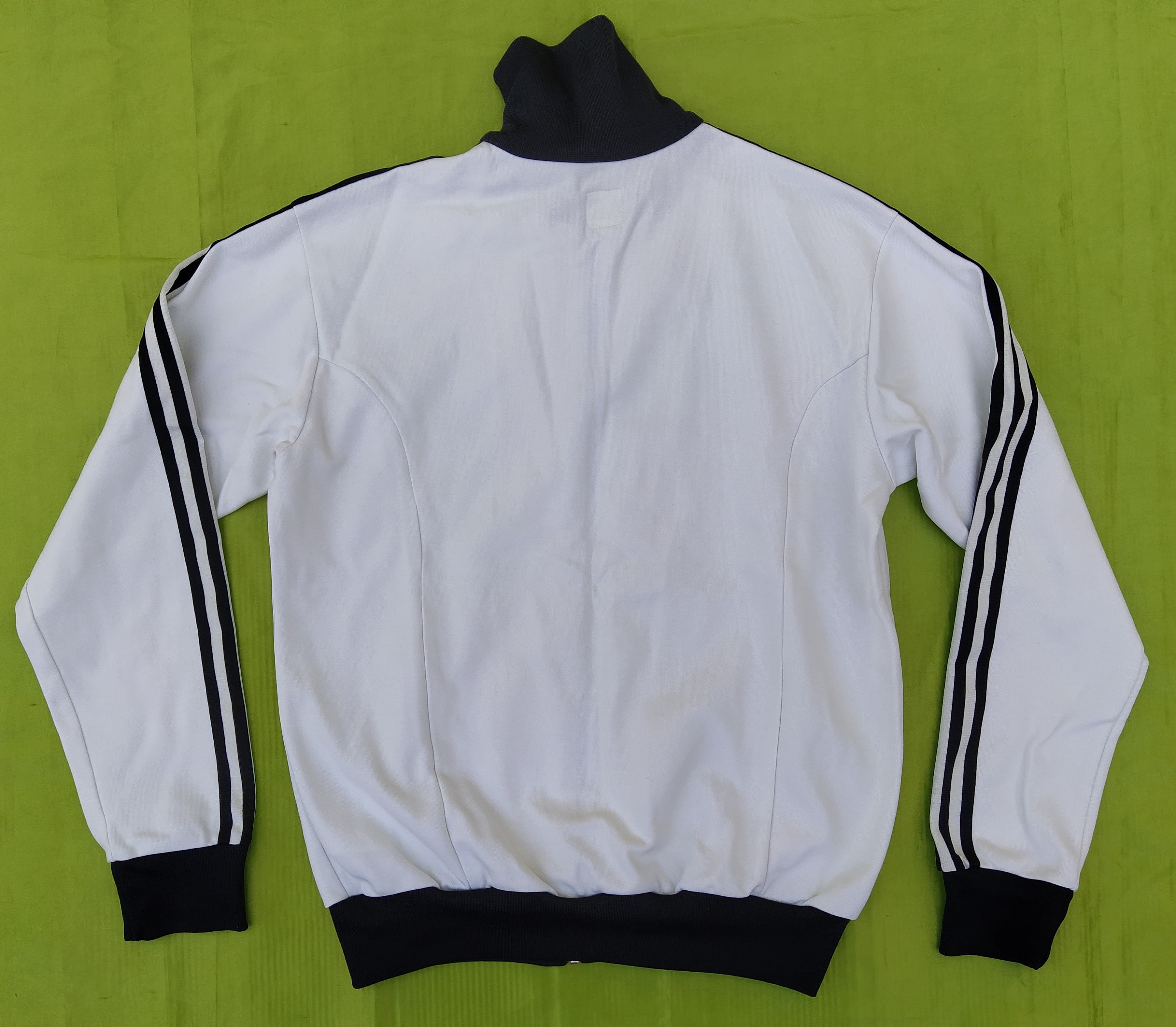 old　adidas　プルオーバージャケット　オーストリア製　希少デザイン レディース 70S リバーシブル オーバーサイズ ボンバー