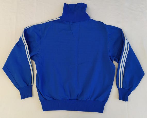 70's 80'sヴィンテージ　adidas ブルー　ジップアップジャケット 70s/80's Vintage Men's Blue Adidas ATP Zip Up Track Jacket