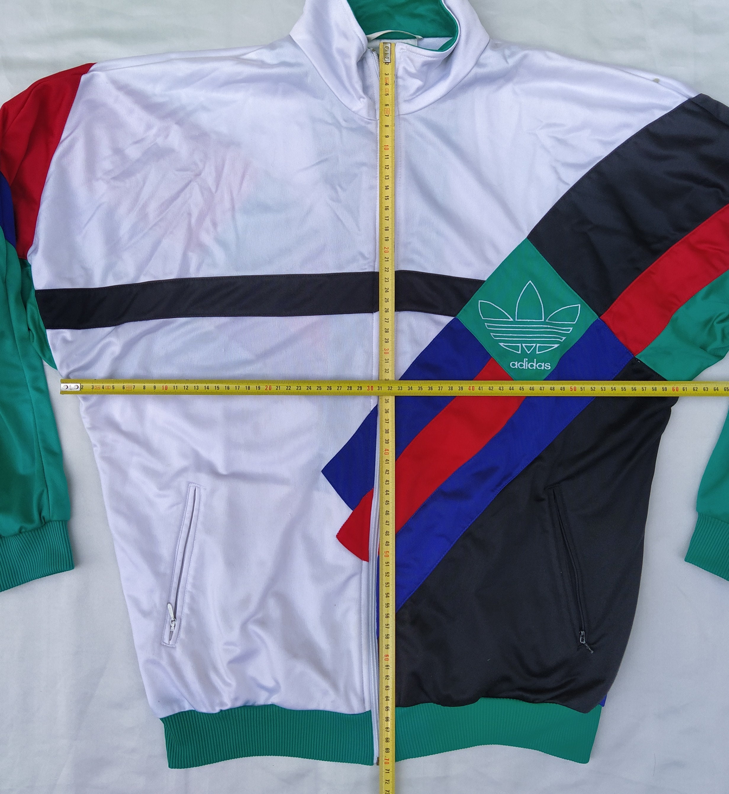 Adidas Originals 90s Vintage Men Zip Jacket Track Top, White Black Green Blue, Size L, D 7, F 186 - Etsy Adidas Originals 90s Vintage Men Zip Jacket Track Top, White Black Green Blue, Size L, D 7, F 186 - Etsy