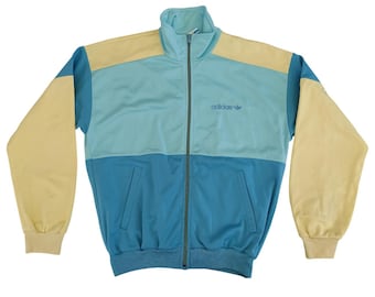 Adidas Vintage 80s Women Unisex Zip Jacket Sweater, Size M, D 40