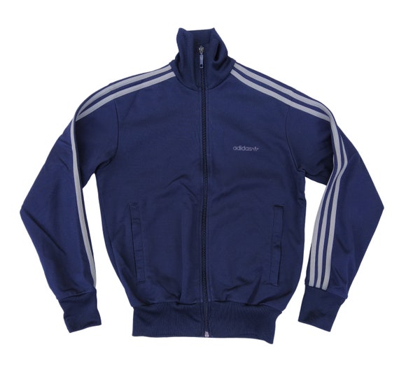 Adidas Originals Superstar Firebird Beckenbauer Vintage Men Zip Track Top Jacket Made 2003 Size XS S Dark Blue Navy White Etsy