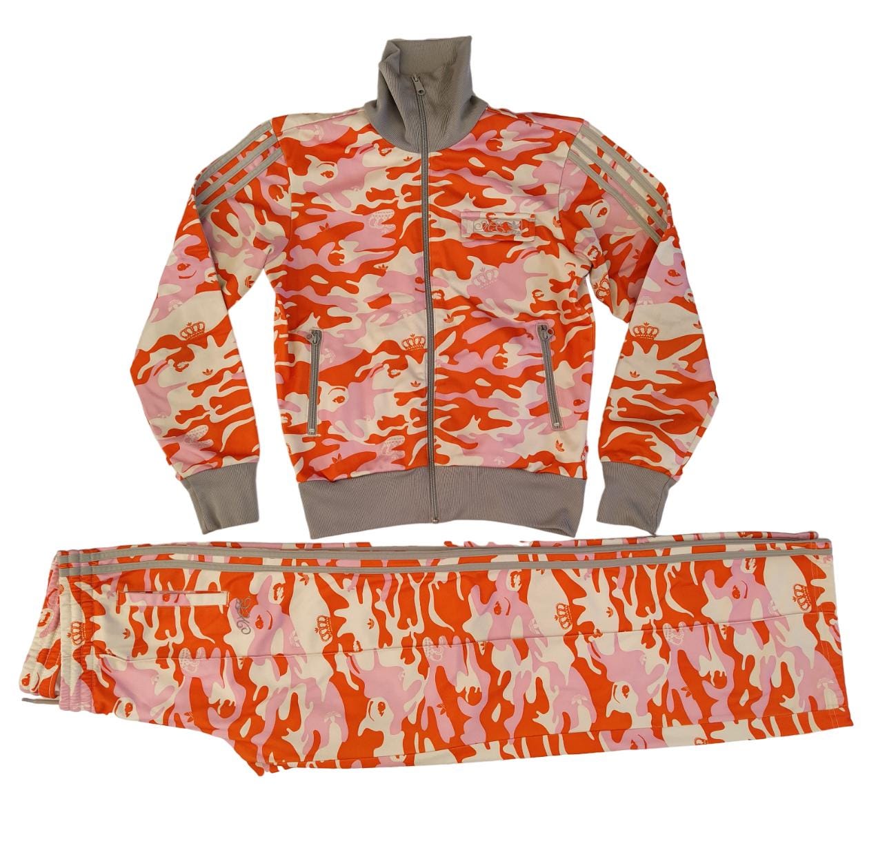 Adidas Vintage Orange Tracksuit - Etsy Adidas Vintage Orange Tracksuit - Etsy