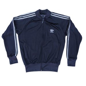 adidas gazelle silver green womens adidas Originals Men's Superstar Track Jacket, Size: Small, Blue main image 0