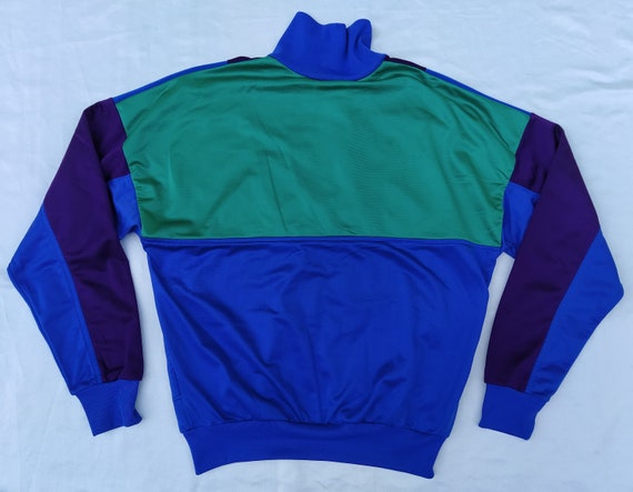 Adidas Vintage Tracksuit jacket 80s〜90s Adidas Vintage Jacket With Zipped Track-Top 80s 90s Blue