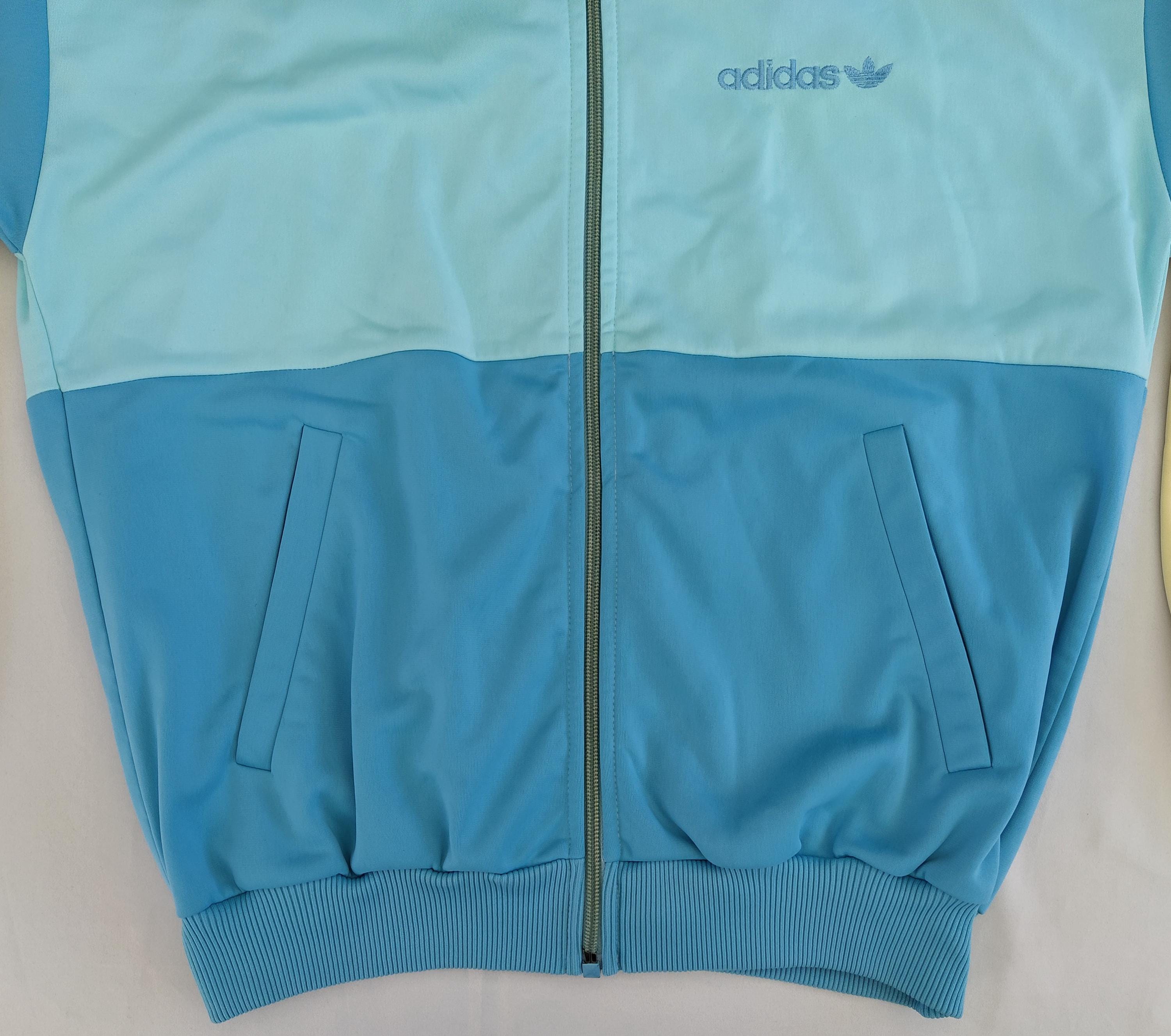 Adidas Vintage 80s Women Unisex Zip Jacket Sweater, Size M, D 40
