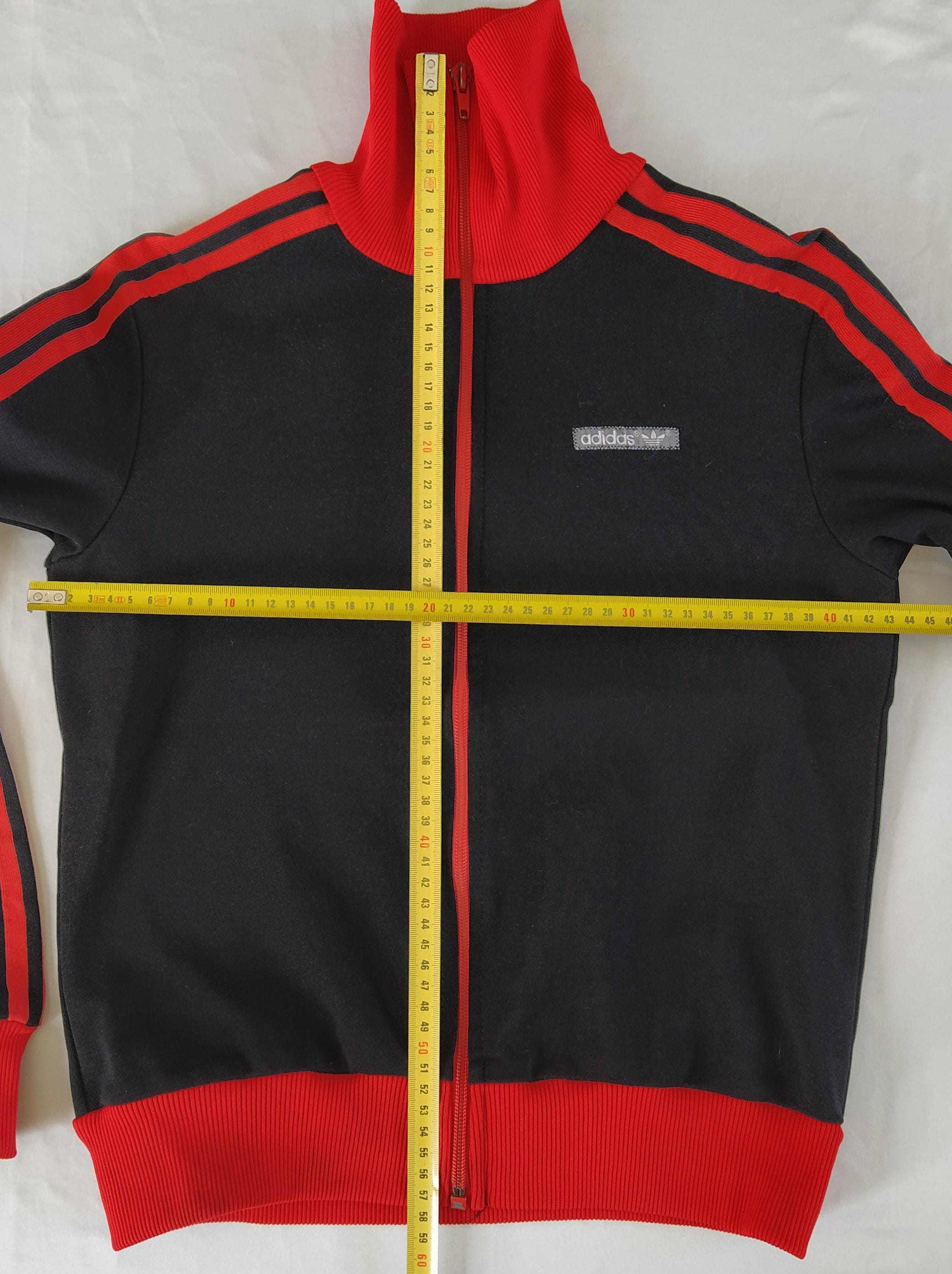 ジャケット・アウター 70s Vintage adidas Track Jacket size 10 Adidas 70s Vintage Men Unisex Zip Track Top Jacket Blue