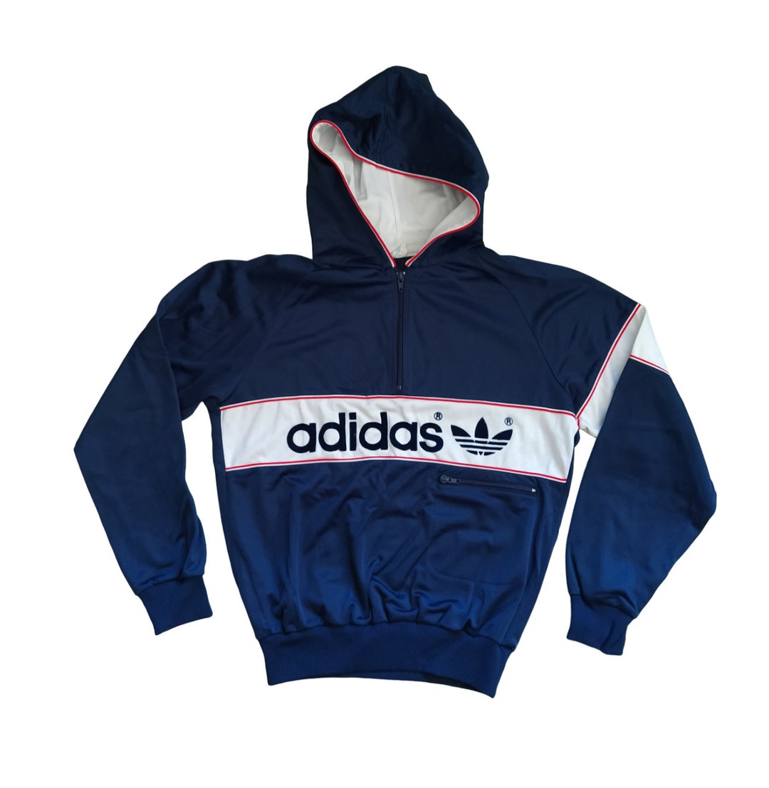 Like New Adidas Originals Vintage 70s Pullover Hoodie Hooded Like New Adidas Originals Vintage 70s Pullover Hoodie Hooded