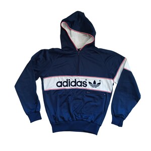 70s Vintage adidas Hoodie Red (Made in France)