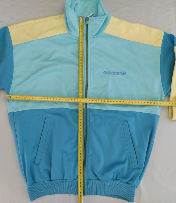Adidas Vintage 80s Women Unisex Zip Jacket Sweater, Size M, D 40