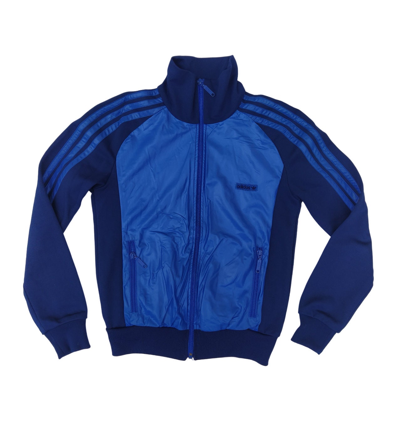 トップス 80s adidas W.GERMANY jacket L navy Vintage 80's Adidas Originals West Germany Jacket Track Top