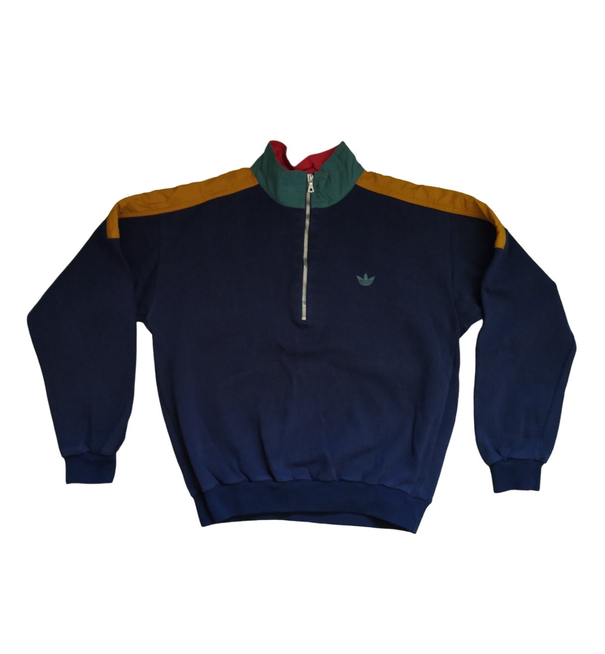 アディダス 80'sヴィンテージ＜西ドイツ製 ハーフジップジャージ＞M0572s 楽天市場】80年代 アディダス adidas ハーフジップ ジャージプル