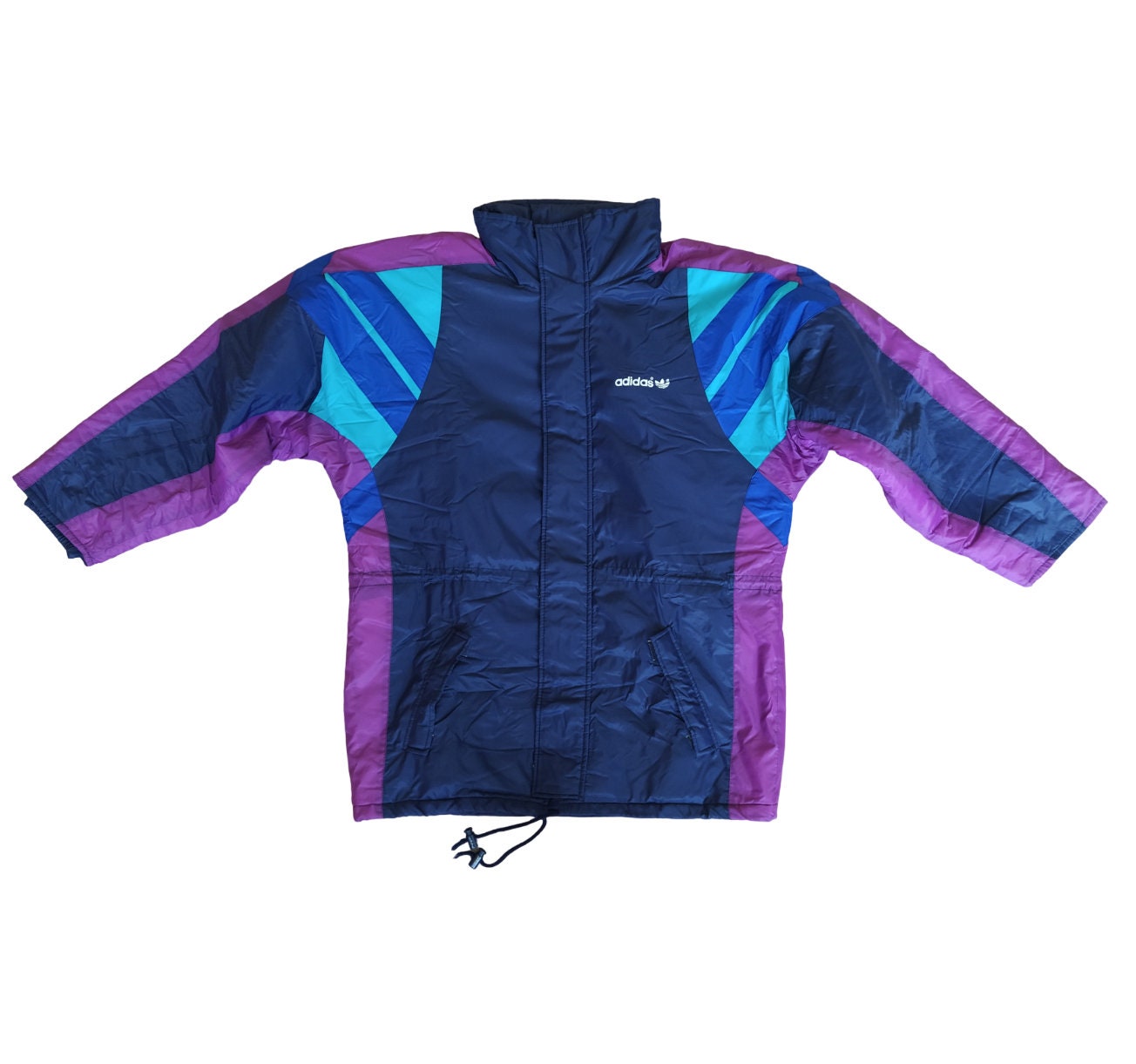 Adidas Originals Vintage Mens Padded Jacket 90s, Size L 42/44 D7