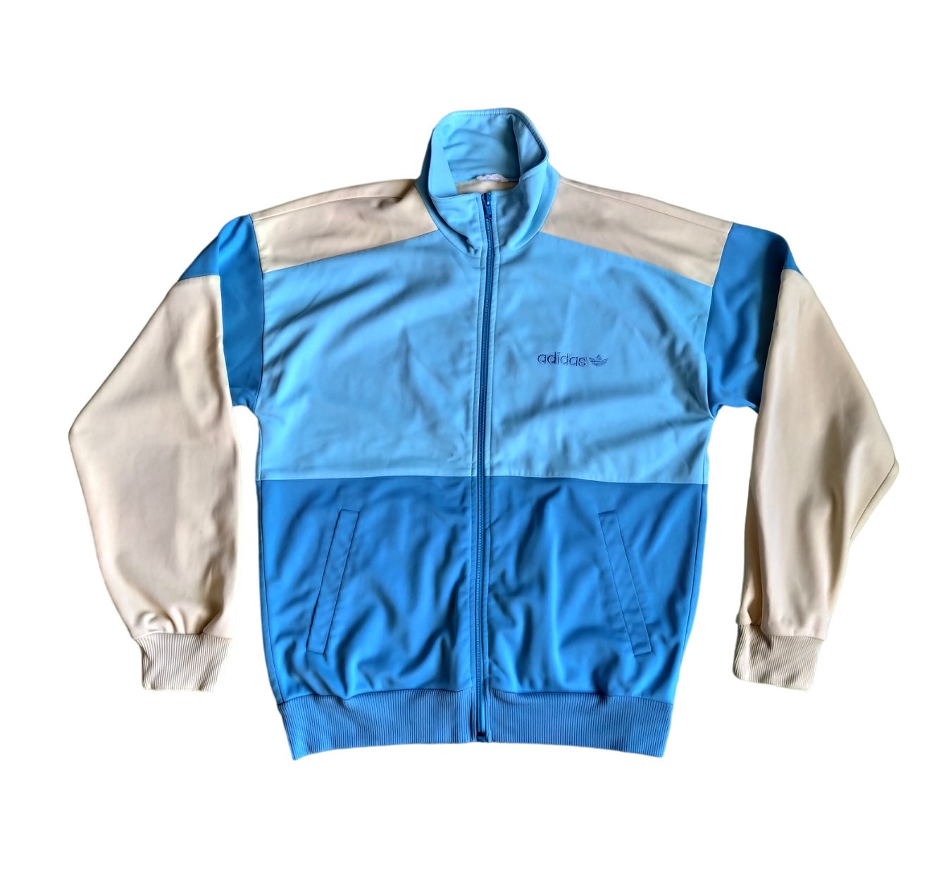 トップス 80s vintage adidas simple track jacket Adidas Jacket Vintage Retro Tracksuit Top Old School Track