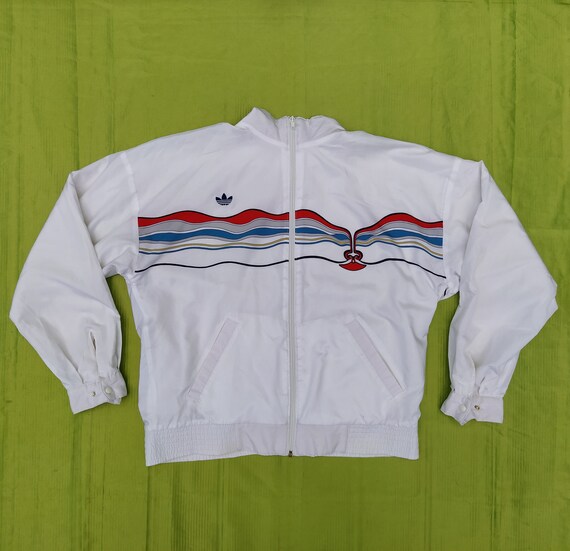 Adidas gold blue red jacket deals